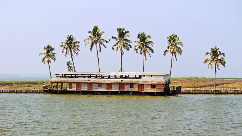 Houseboats on the backwaters, Kerala