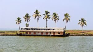 Houseboats on the backwaters, Kerala